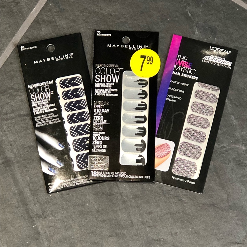 NWT Nail Decals Maybelline/Loreal